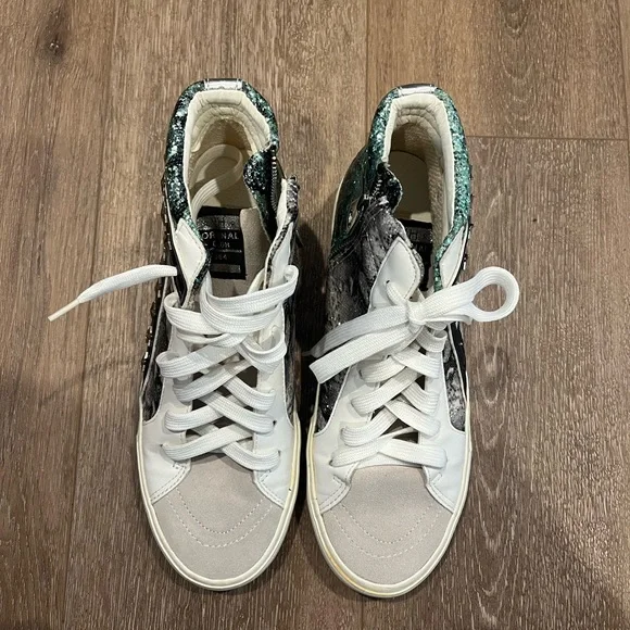 Vintage Havana Shoes Vintage Havana Mema Studded Glitter High